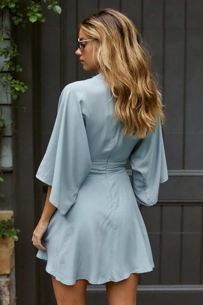 Charlie Kimono Sleeve Mini Dress - fab'rik