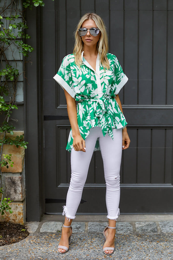 Evelyn Printed Blouse - fab'rik