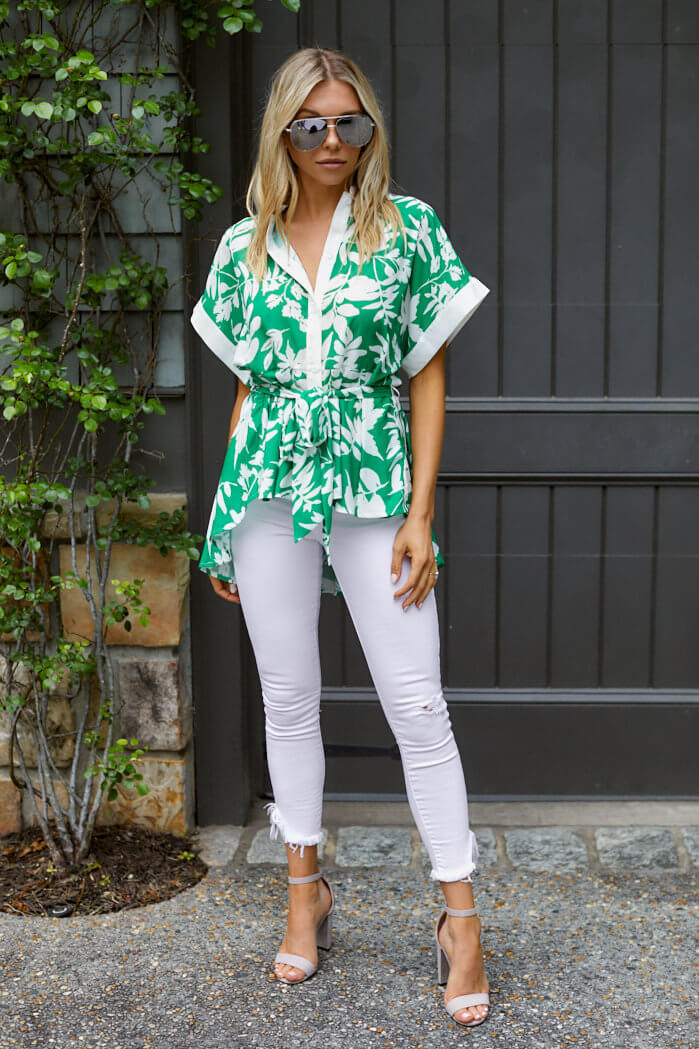 Evelyn Printed Blouse - fab'rik