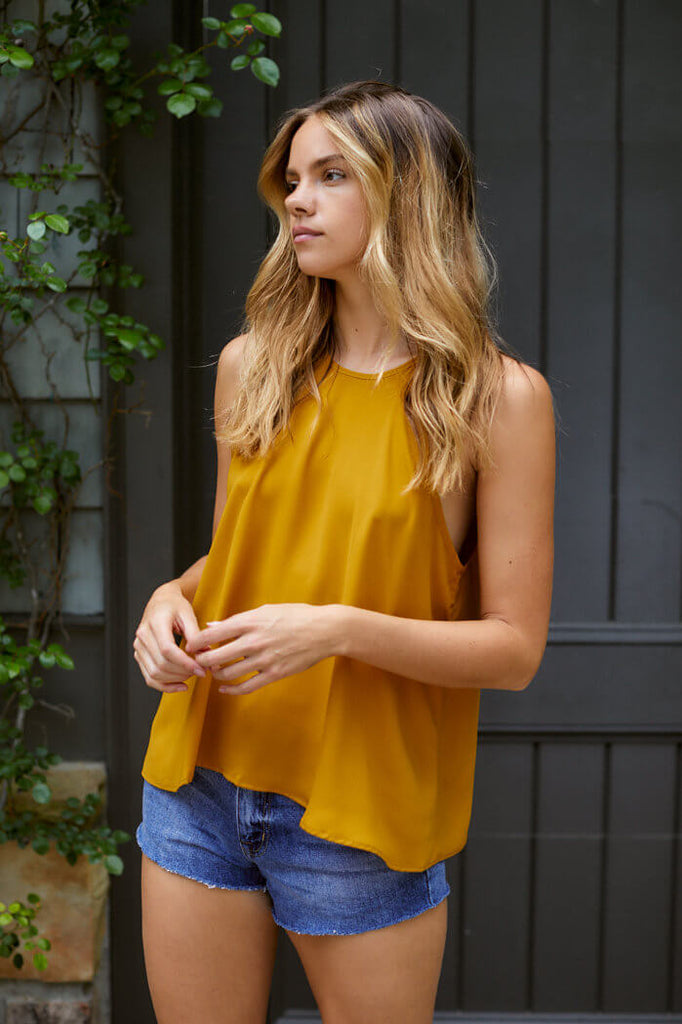 SALE - Sammie Sleeveless Swing Top - fab'rik
