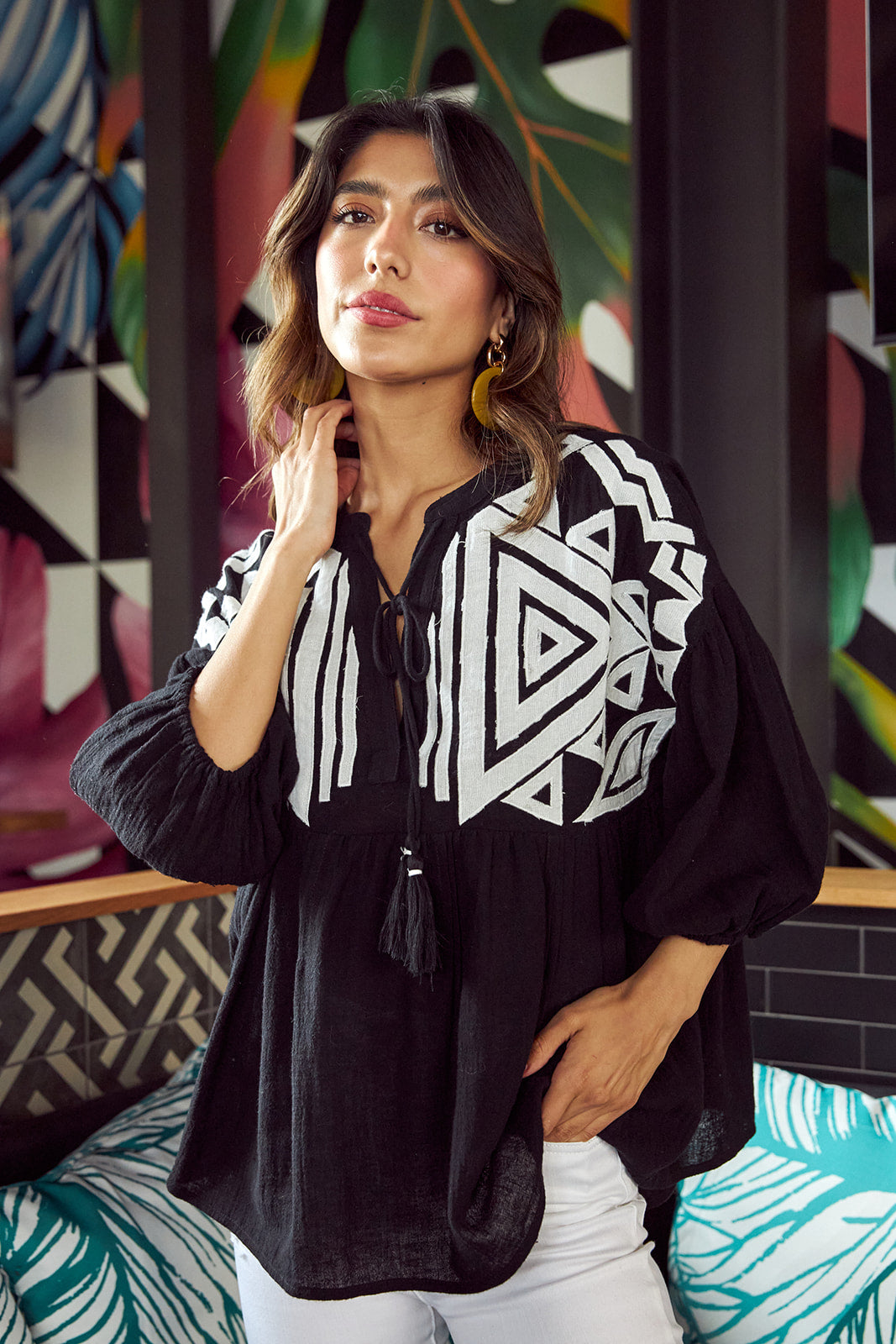 Ottilie Geometric Top - fab'rik