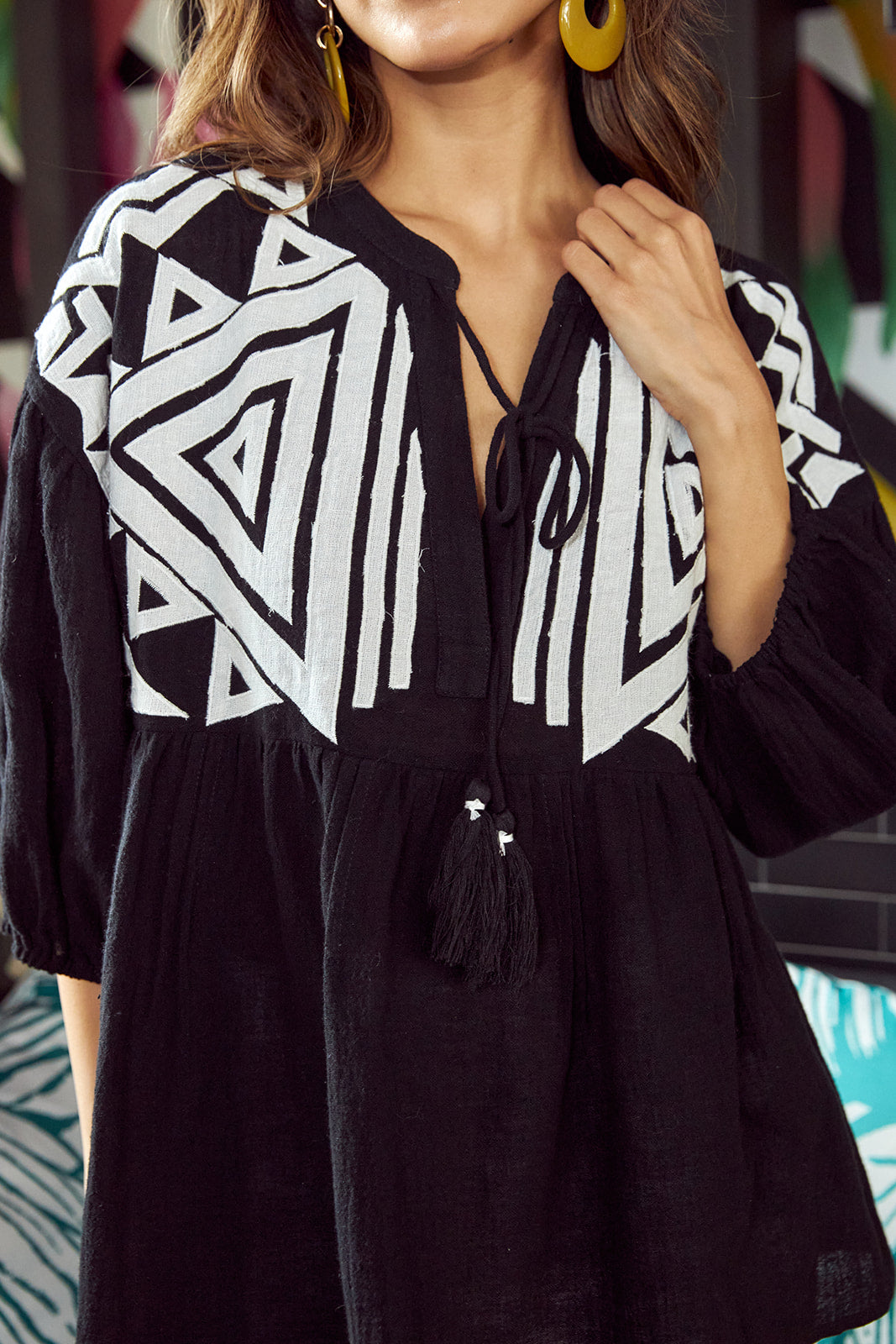 Ottilie Geometric Top - fab'rik