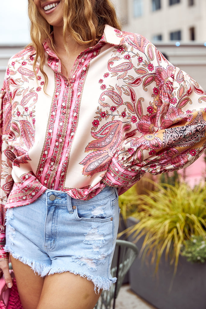 Cooper Printed Button Down Shirt - fab'rik
