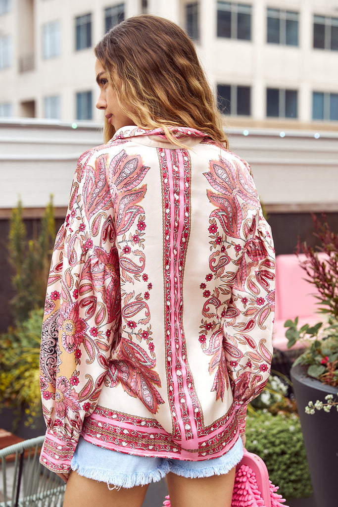 Cooper Printed Button Down Shirt - fab'rik
