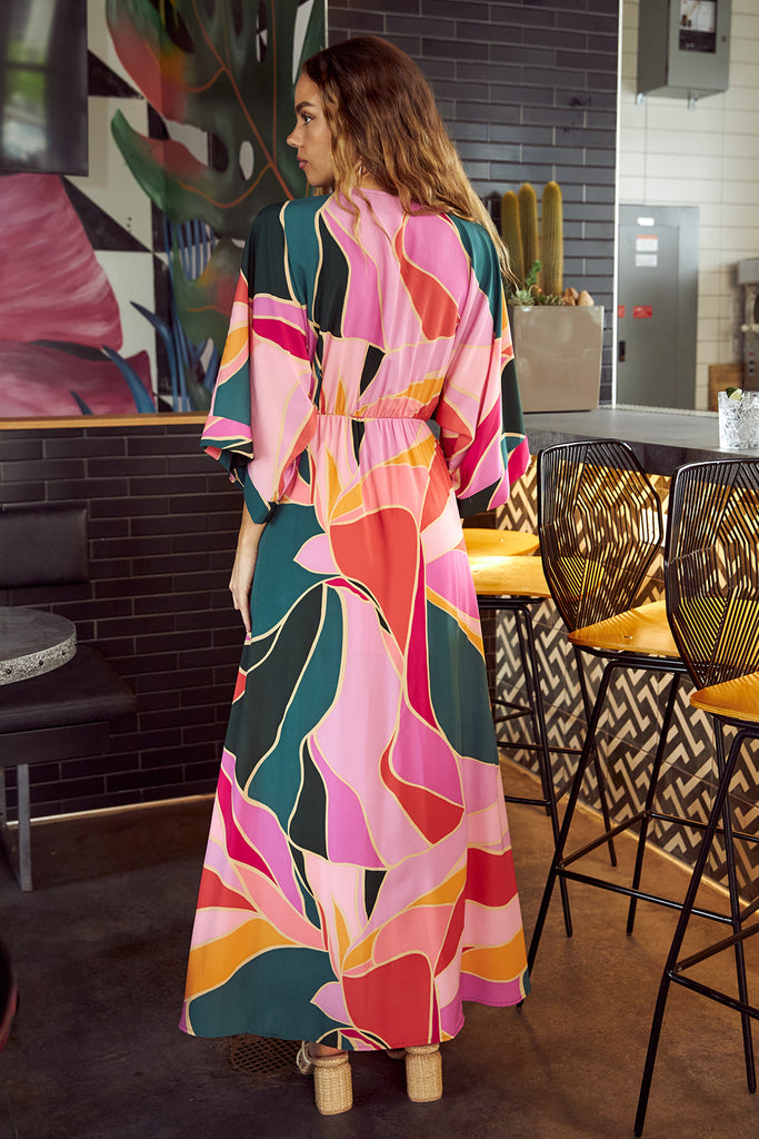 PRE-ORDER Saint George Kimono Maxi Dress - fab'rik