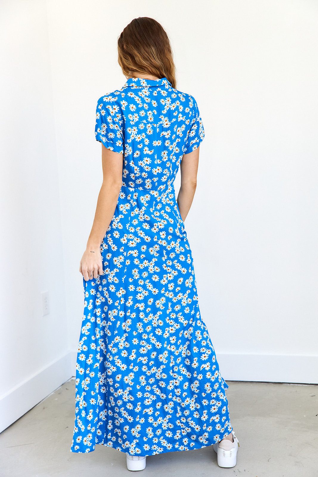 Mara Floral Maxi Shirt Dress - fab'rik