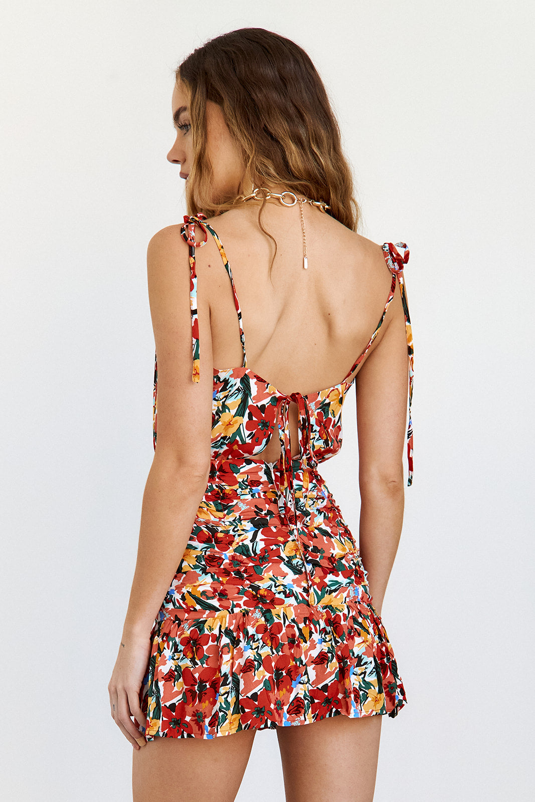 Hannah Floral Mini Dress - fab'rik