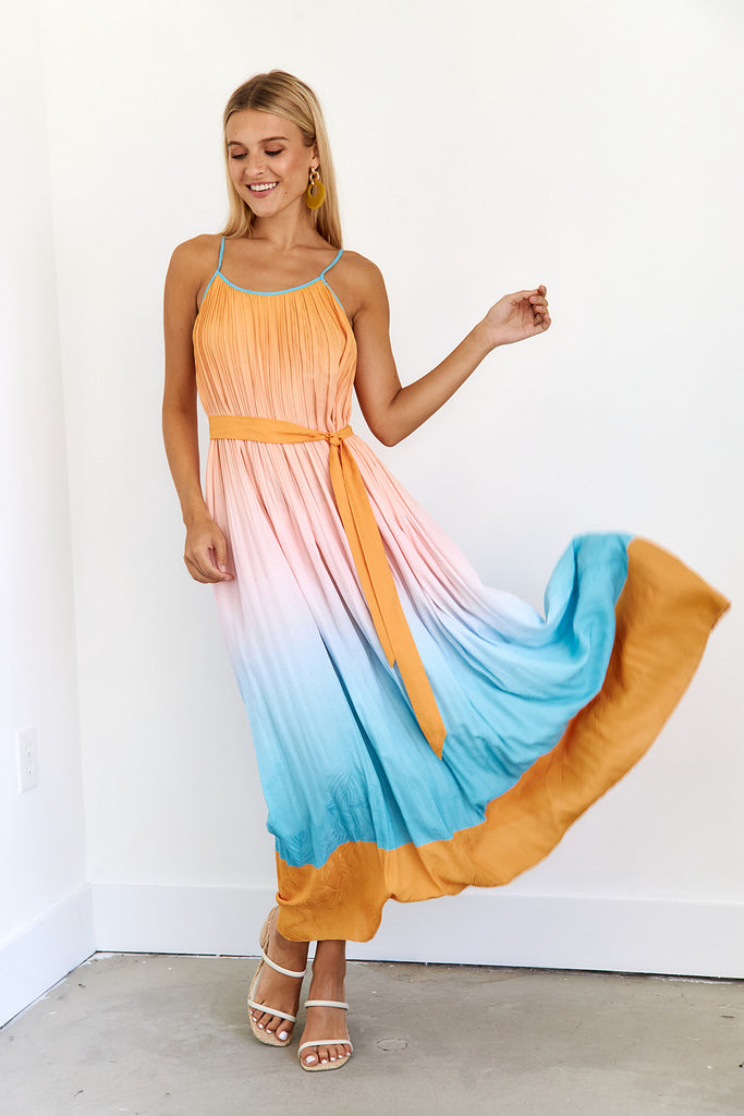 Opal Tie Dye Maxi Dress - fab'rik
