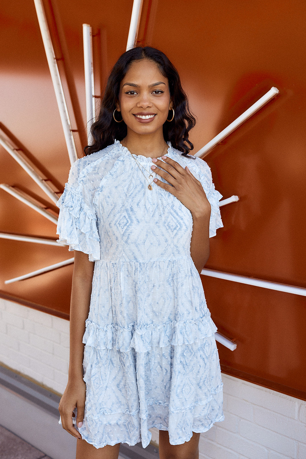 Hammond Tiered Mini Dress - fab'rik