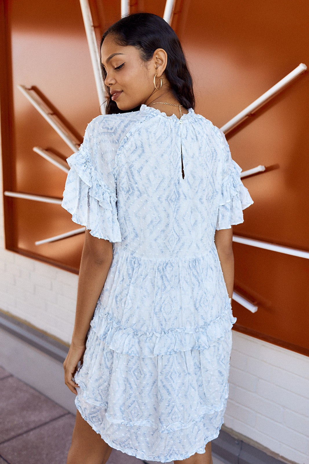 Hammond Tiered Mini Dress - fab'rik