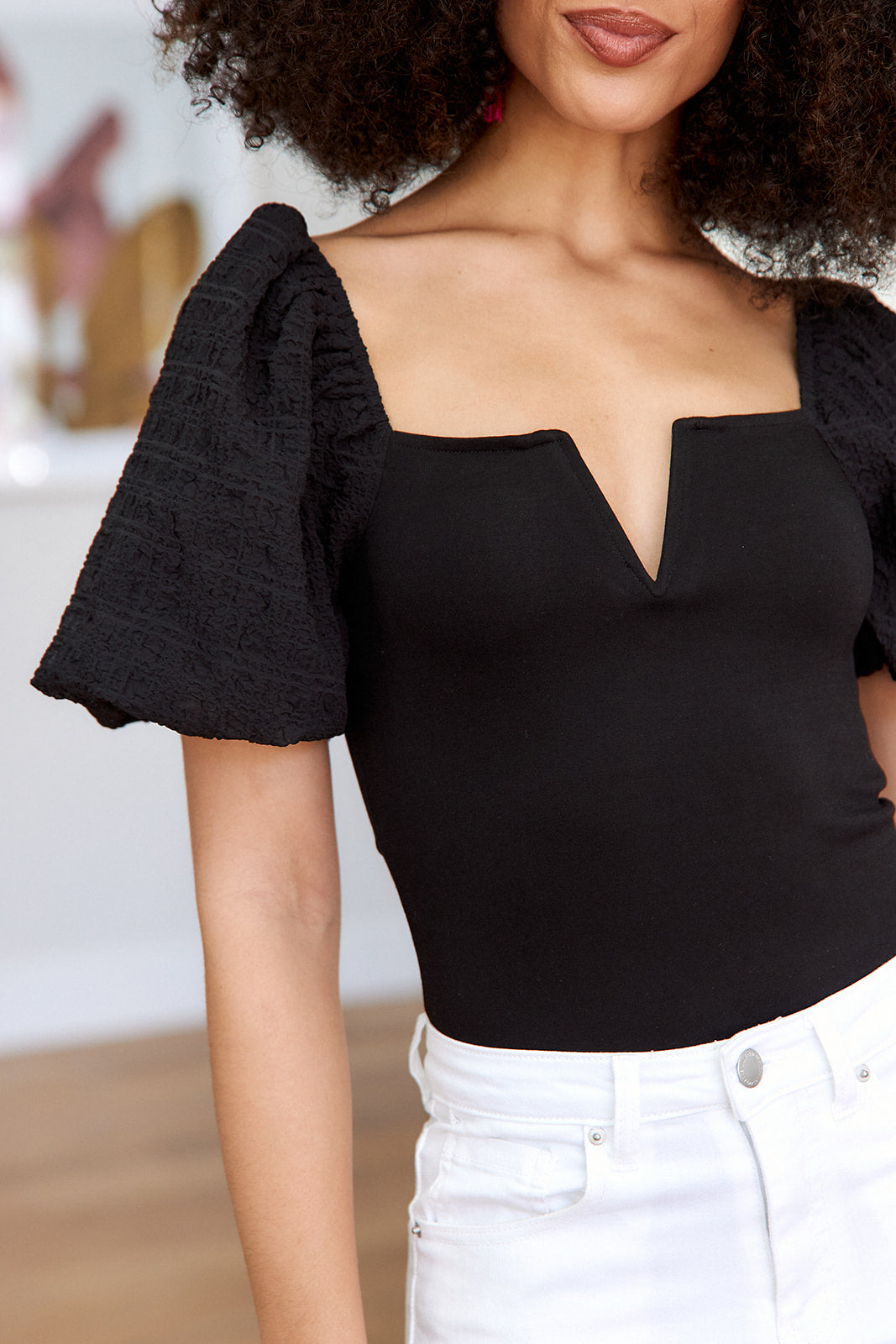 Dakota Textured Bodysuit - fab'rik