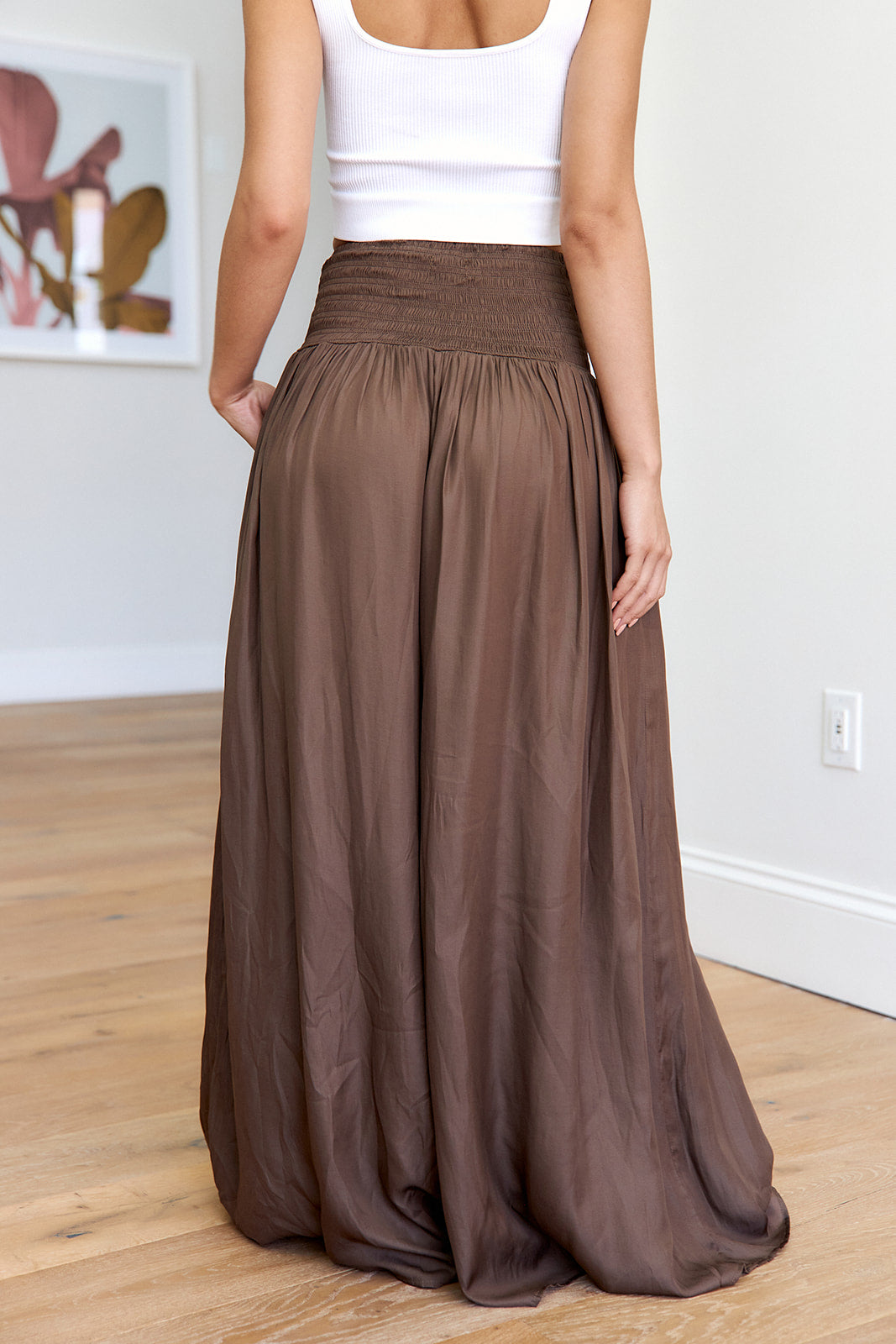 Finn Smocked Wide Leg Pant - fab'rik