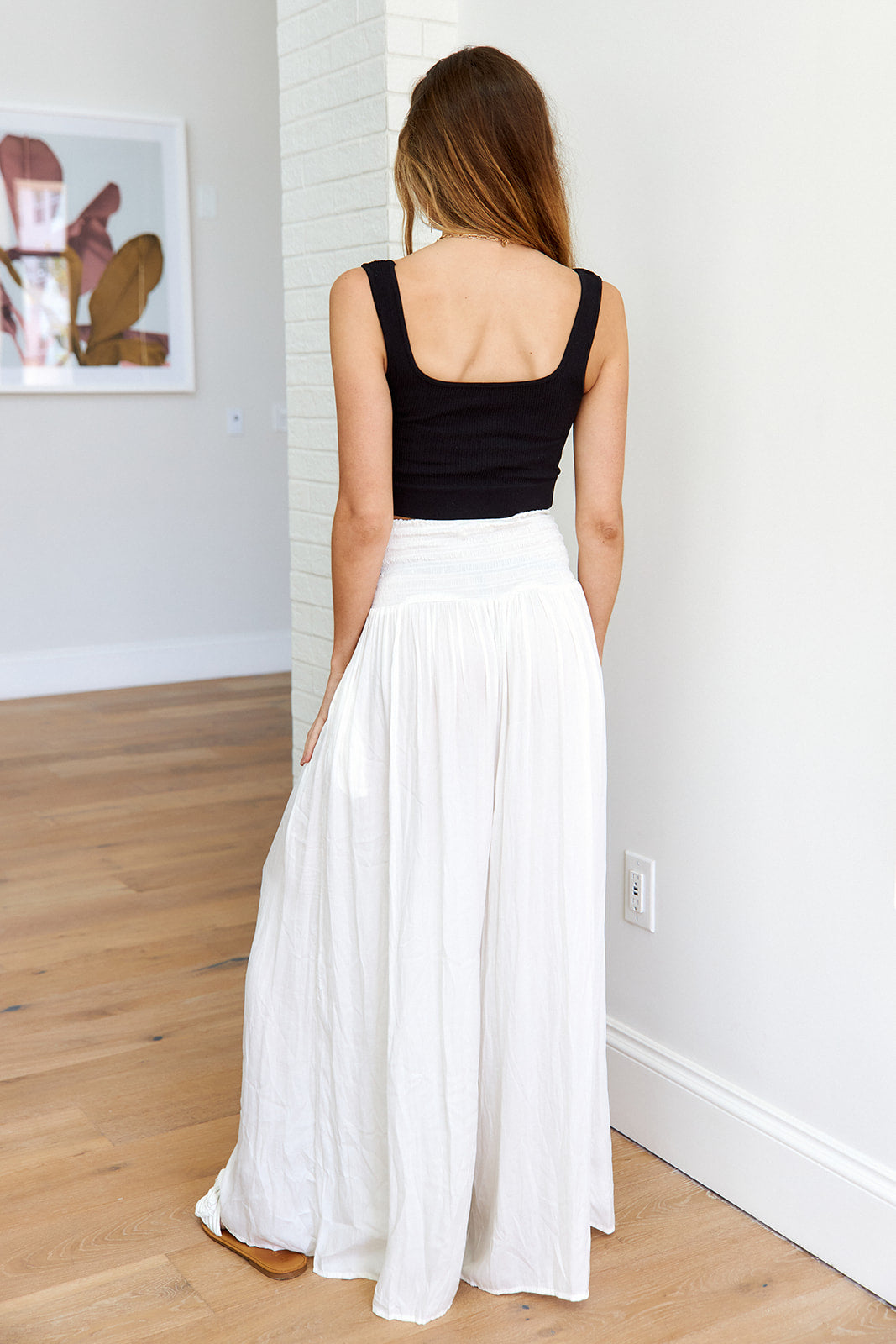 Finn Smocked Wide Leg Pant - fab'rik