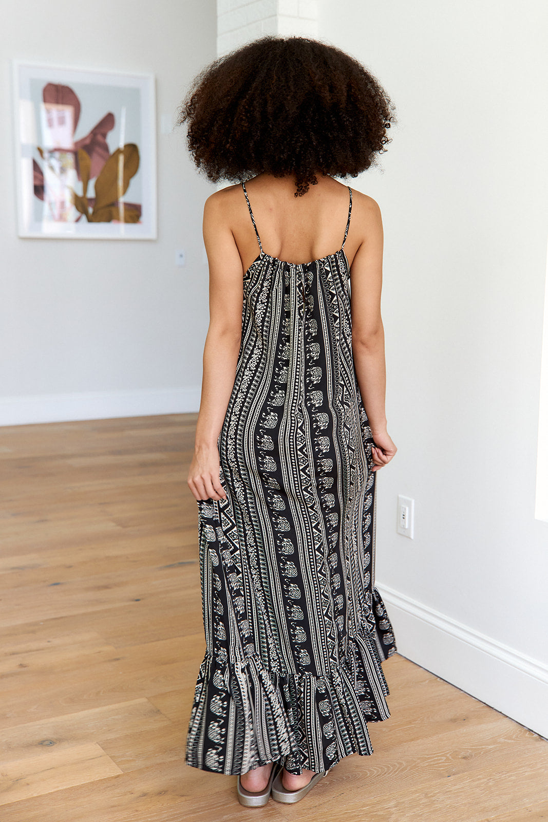 Iona Printed Maxi Dress - fab'rik