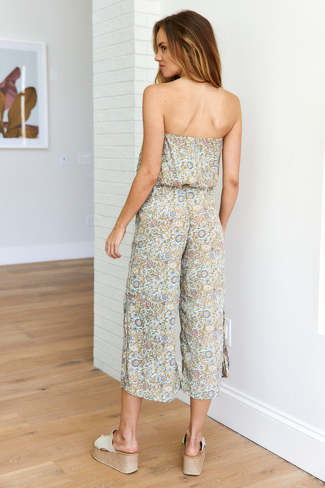 Maisy Sleeveless Printed Jumpsuit - fab'rik