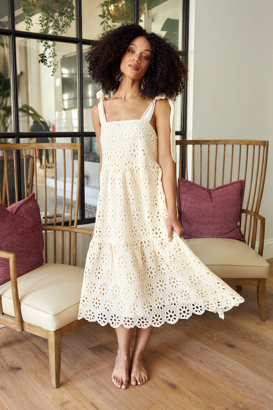Vernon Crochet Midi Dress - fab'rik