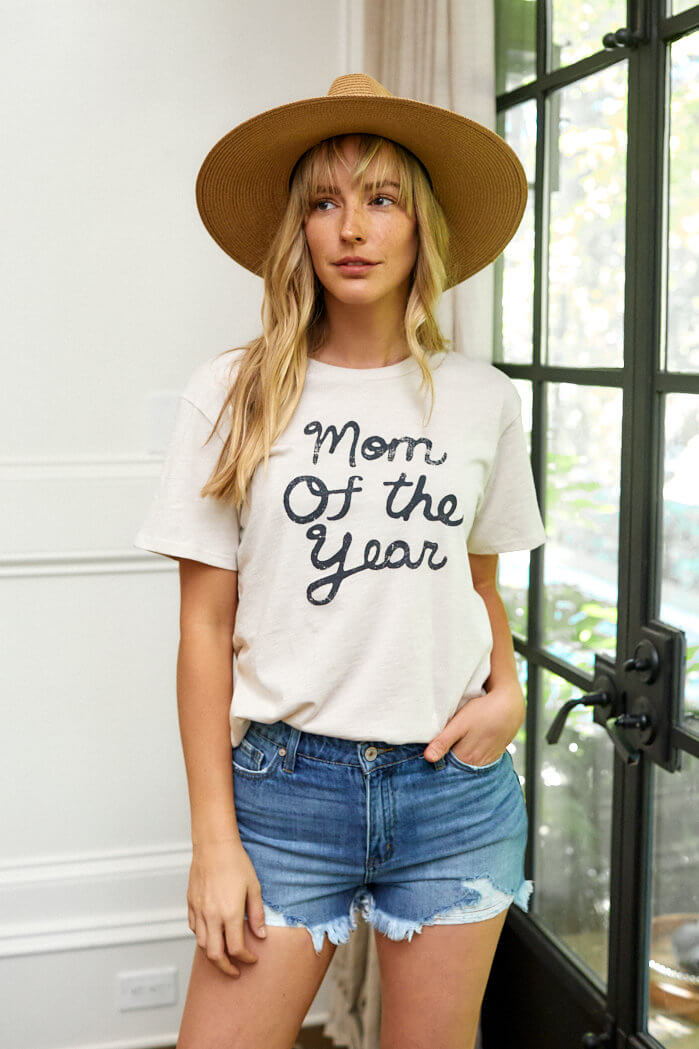 SALE - Mom of the Year Graphic Tee - fab'rik