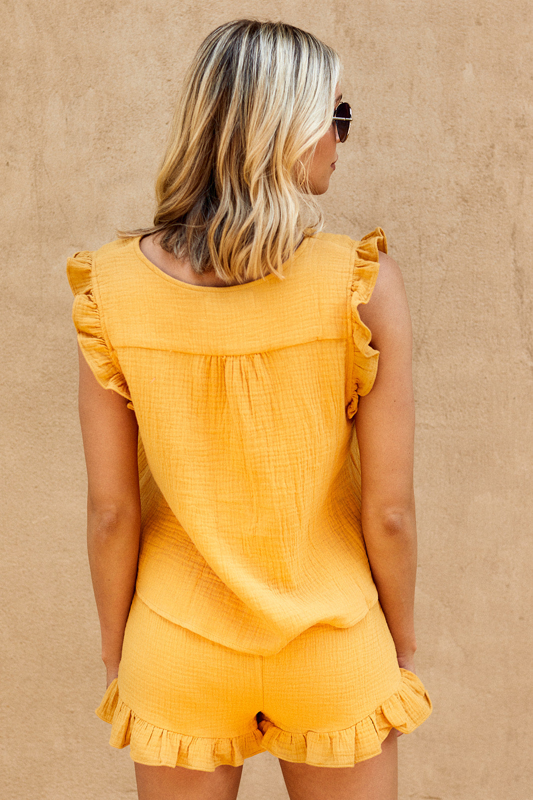Lennie Button Front Blouse - fab'rik