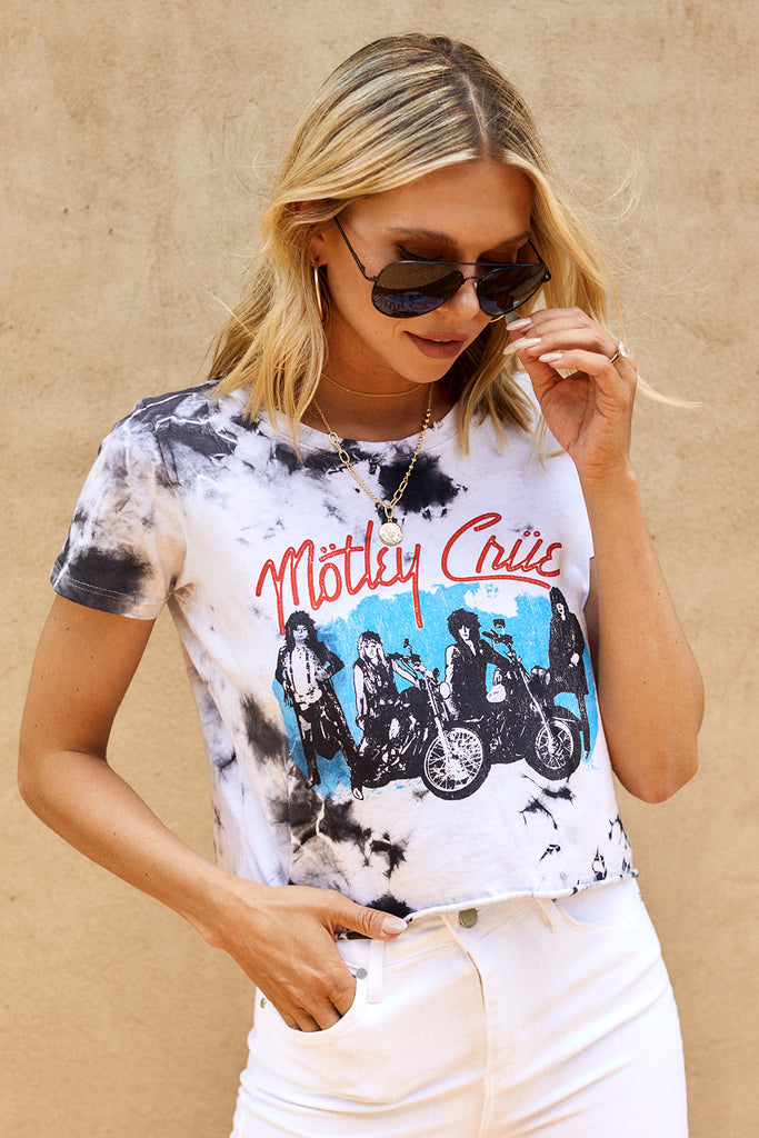 SALE - Motley Crue Tie Dye Graphic Tee - fab'rik