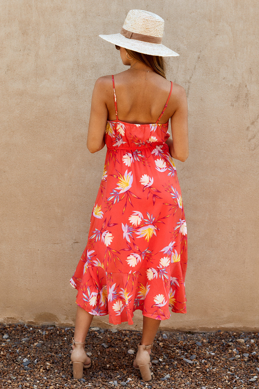 SALE - Blakely Floral Midi Dress - fab'rik