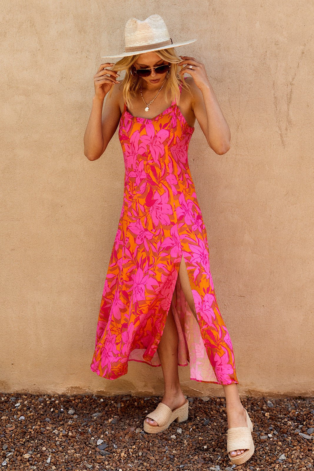 Astoria Floral Midi Dress - fab'rik