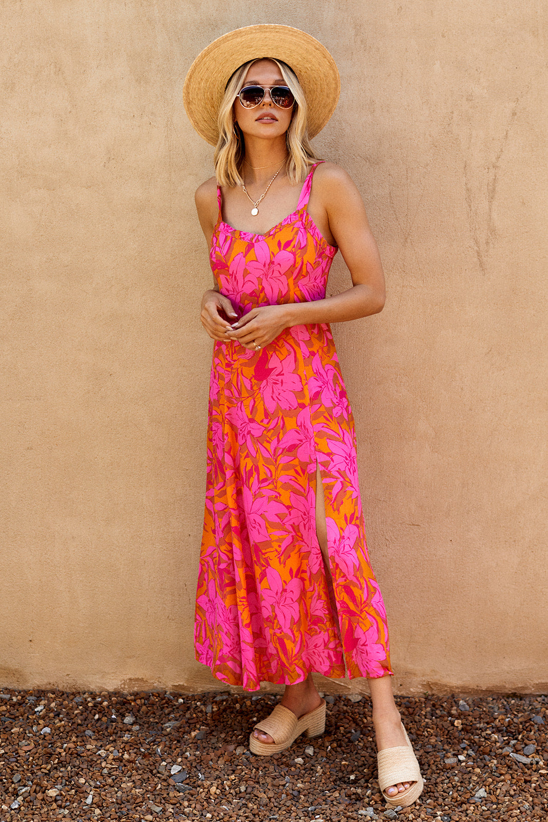 Astoria Floral Midi Dress - fab'rik