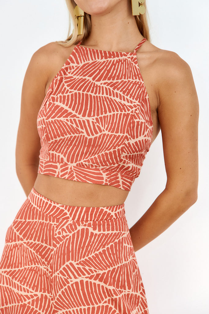 Maja Geo Print Top - fab'rik