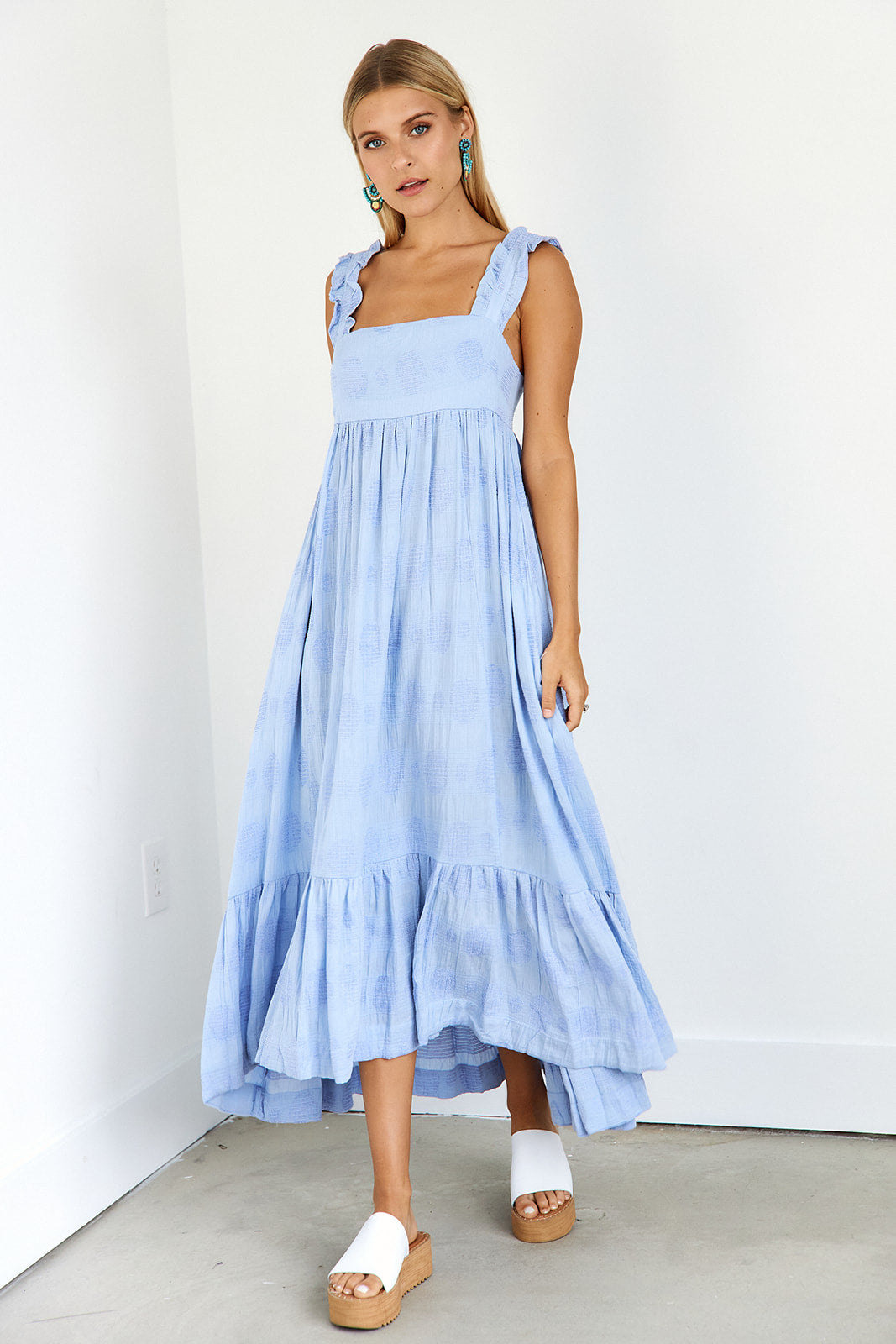 Linett Polka Dot Midi Dress - fab'rik