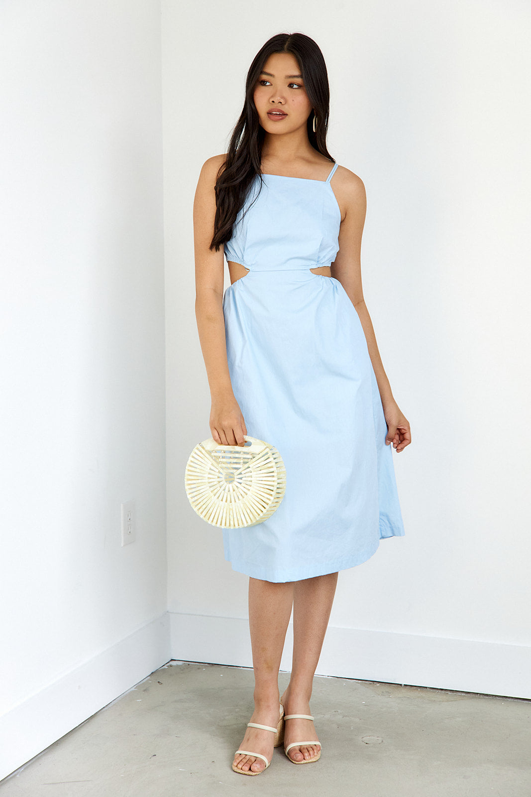 Emilia Cut Out Midi Dress - fab'rik