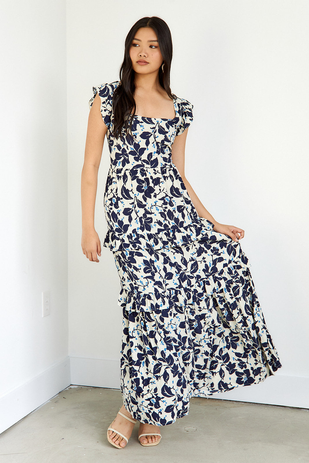 Callie Floral Maxi Dress - fab'rik
