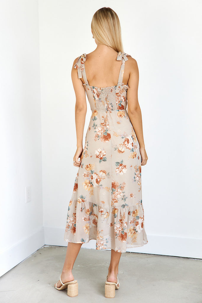 Lockport Floral Midi Dress - fab'rik