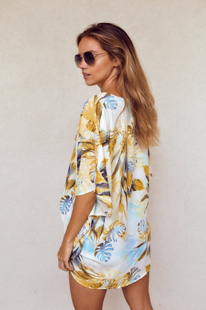 SALE - Lucy Palm Print Tunic - fab'rik