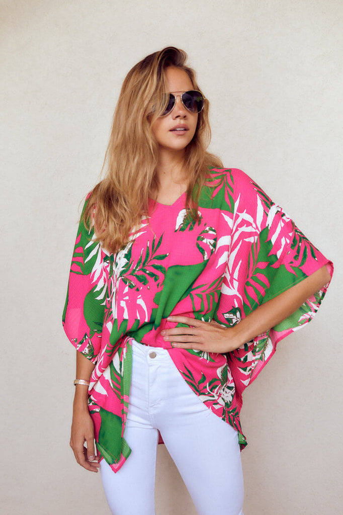 SALE - Lucy Palm Print Tunic - fab'rik
