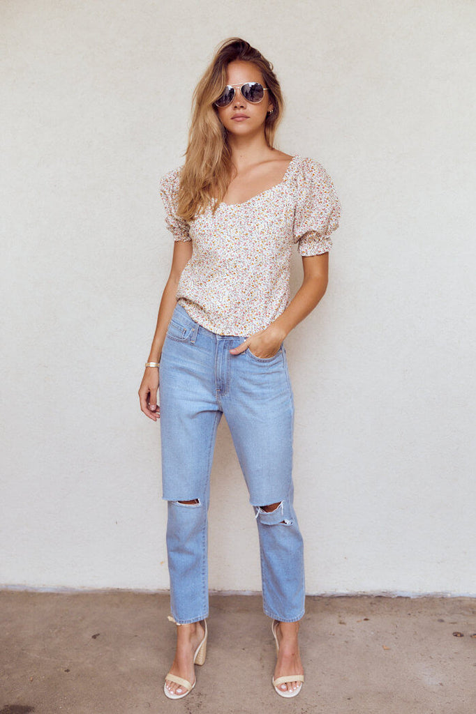 Reign Puff Sleeve Top - fab'rik