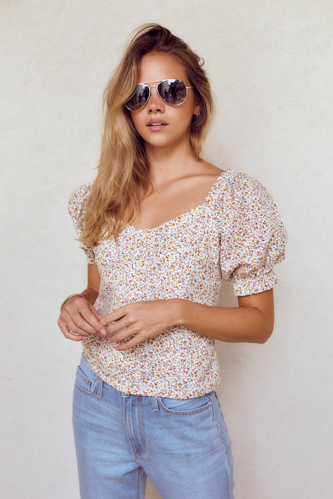 Reign Puff Sleeve Top - fab'rik