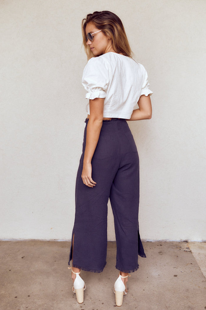 SALE - Noah Fringe Wedge Pants - fab'rik