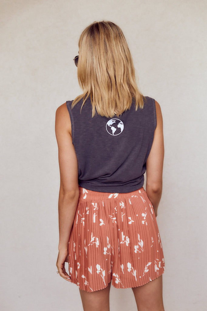 Mariner Floral Pleated Shorts - fab'rik