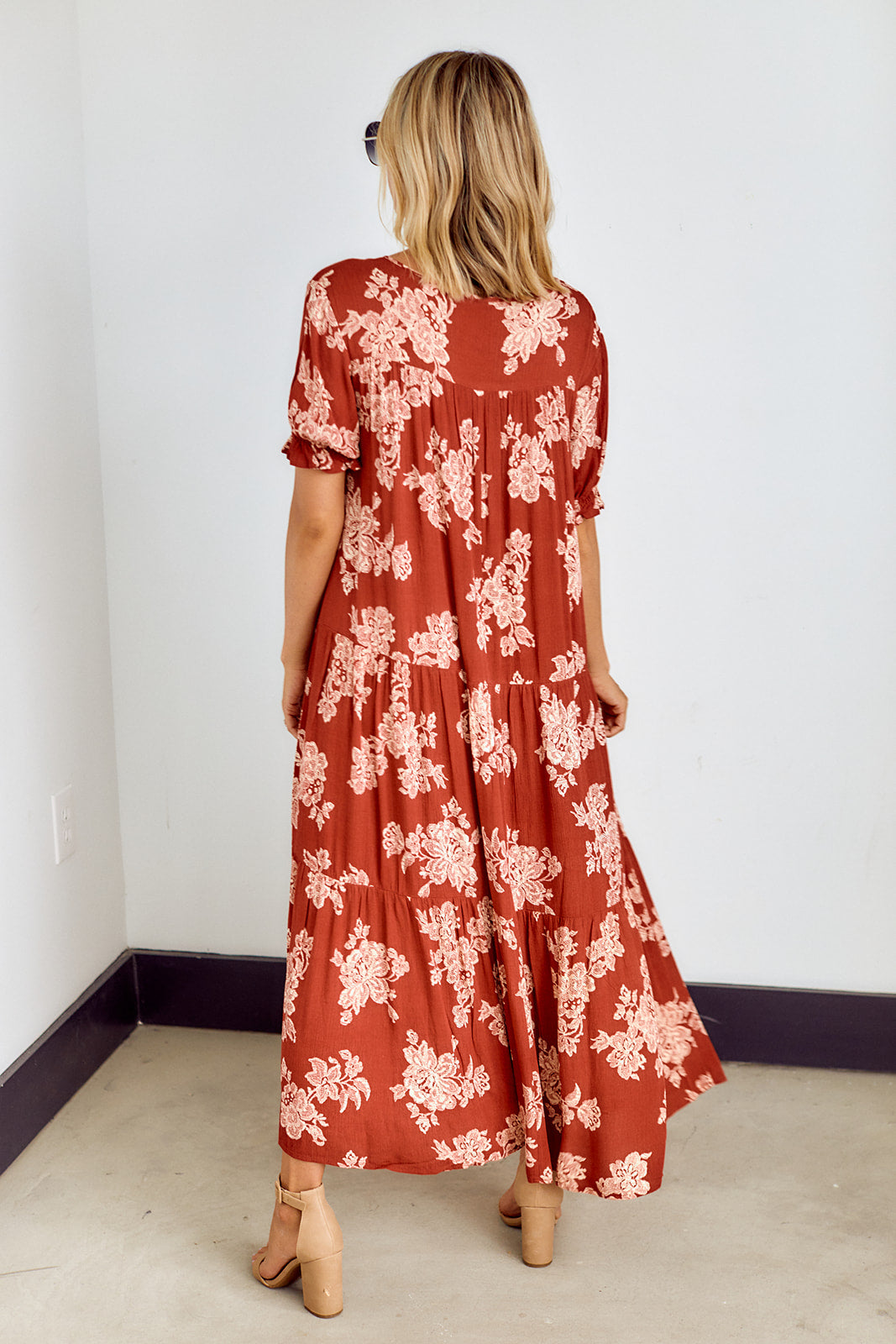 Begonia Tiered Midi Dress - fab'rik