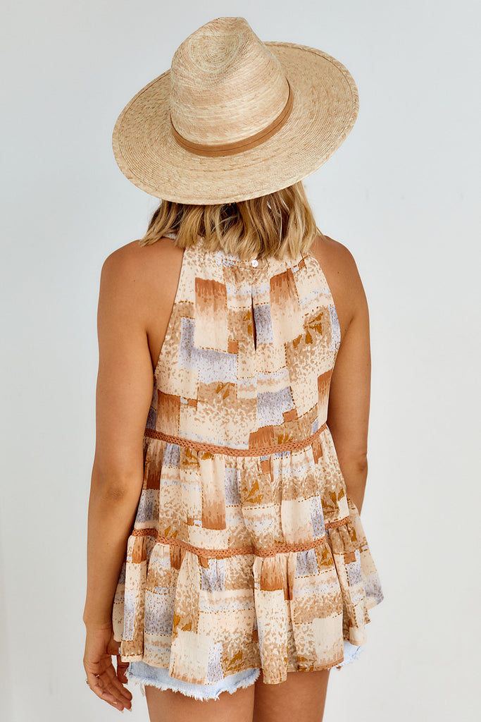 Iona Tiered Sleeveless Blouse - fab'rik