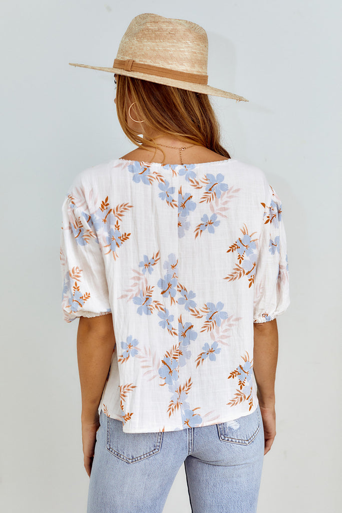 SALE - Mitchell Floral Printed Blouse - fab'rik