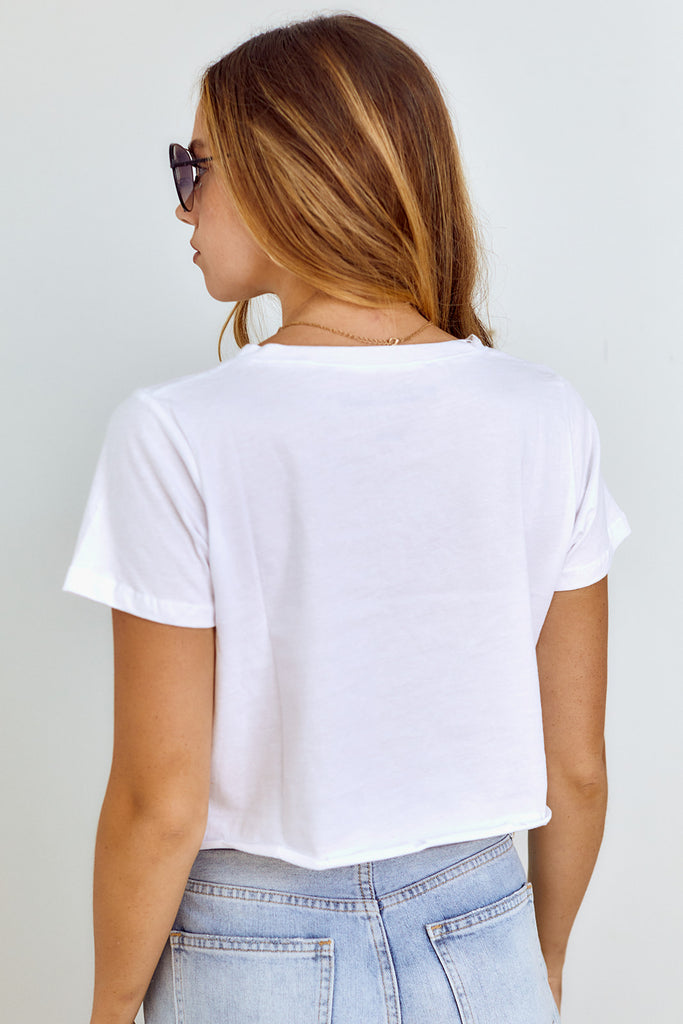 SALE - Long Live Cheetah Cropped Tee - fab'rik