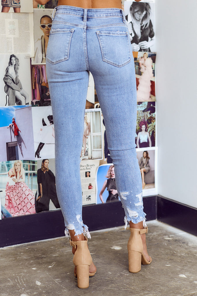 SALE - Lane Distressed Skinny Jean - fab'rik