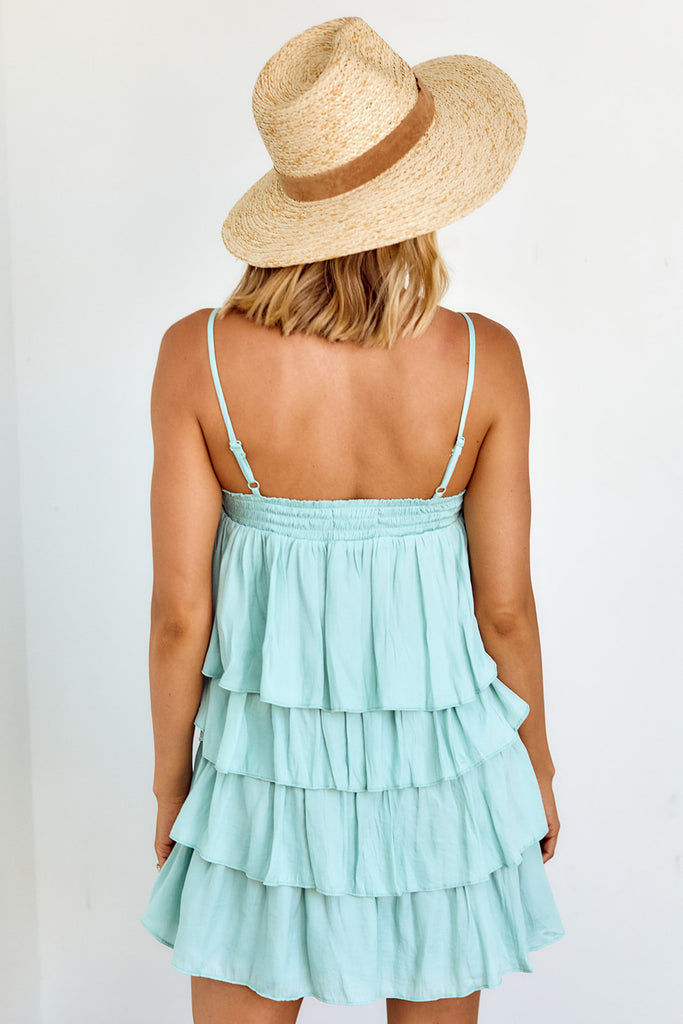 SALE - Crosbie Tiered Mini Dress - fab'rik