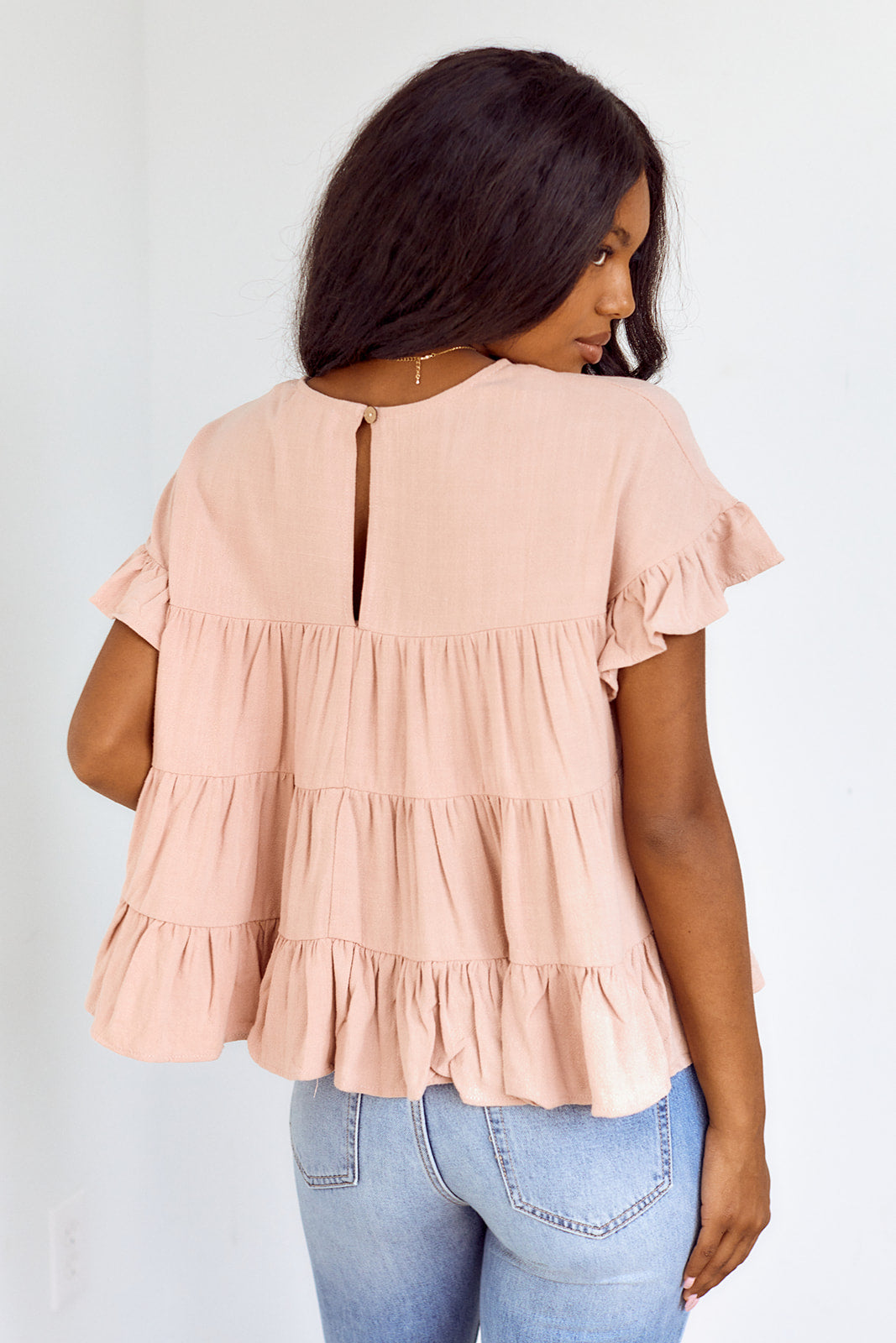 SALE - Silia Tiered Blouse - fab'rik