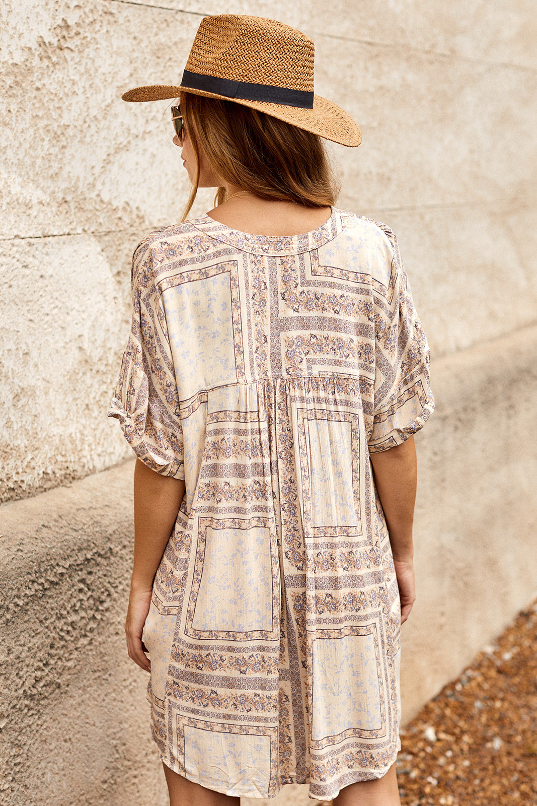 Edie Printed Mini Dress - fab'rik