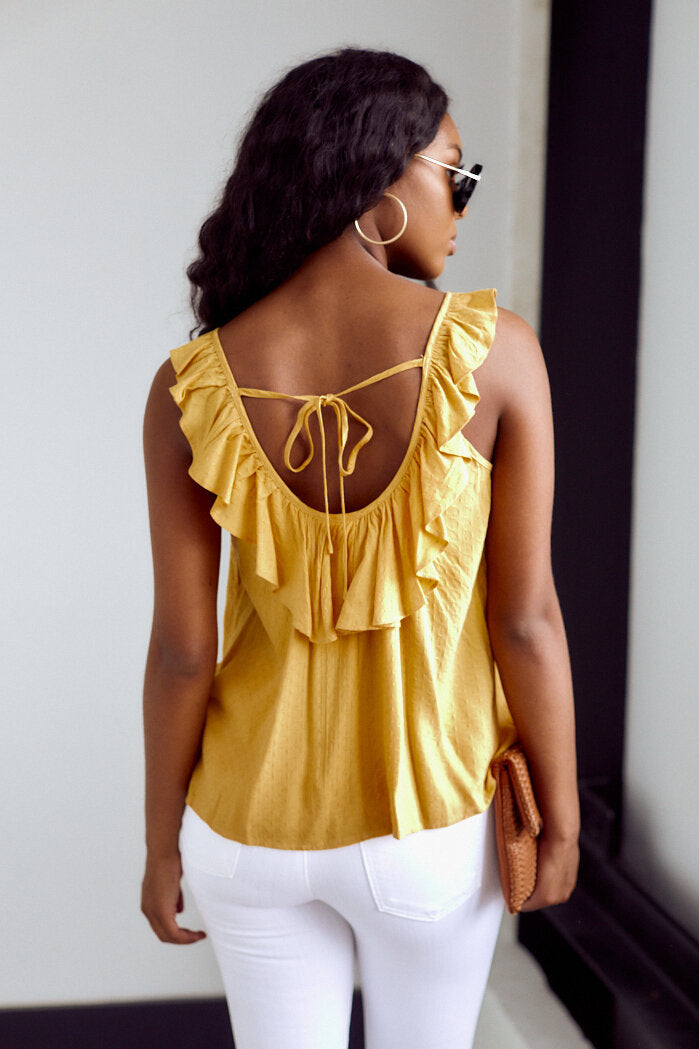 SALE - Lane Tie Back Blouse - fab'rik