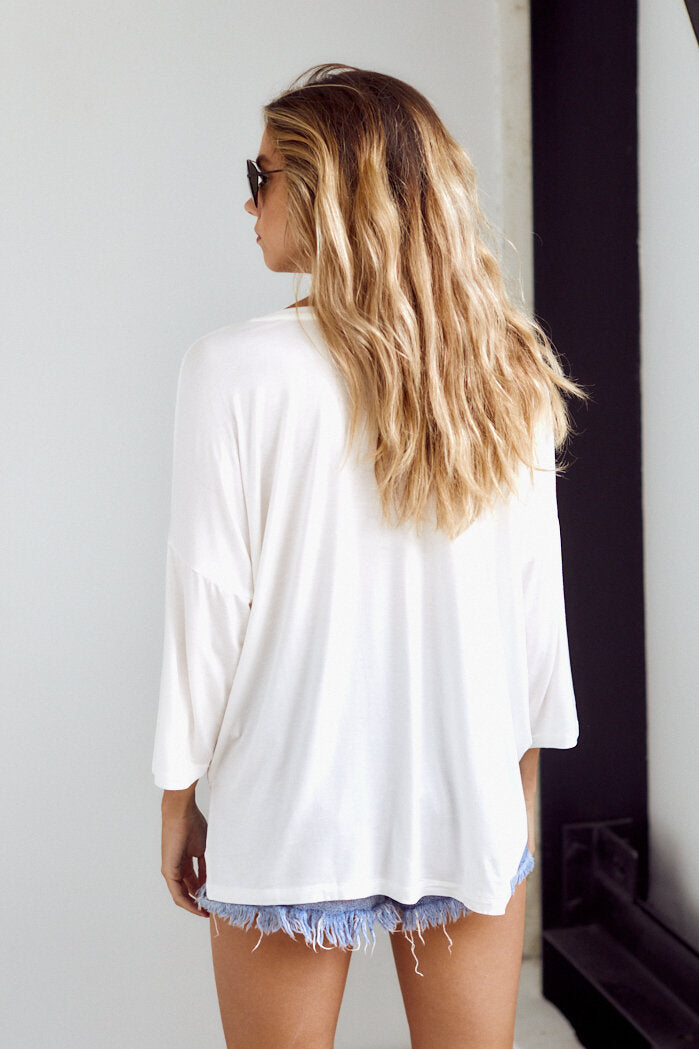 Sable 3/4 Sleeve Tee - fab'rik