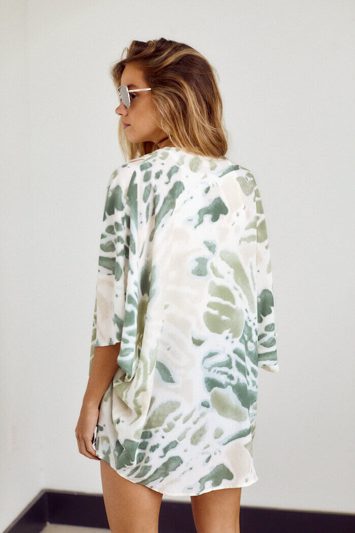 Selena Tie Dye Kimono - fab'rik