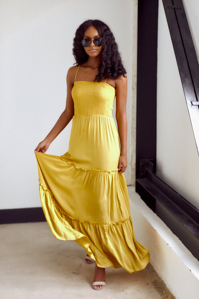 Ceilla Tiered Maxi Dress - fab'rik