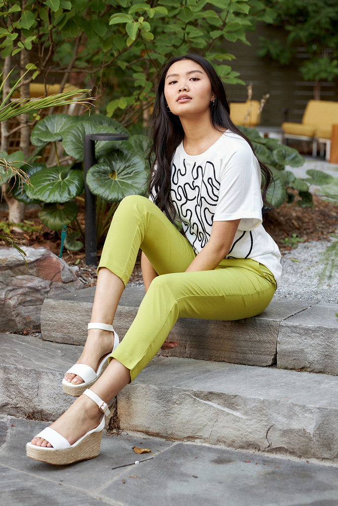 Lyra High Waist Tailored Pant - fab'rik